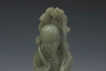 青玉寿星老人 - 故宫玉石器藏品