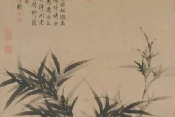 柯九思清閟阁墨竹图轴 - 故宫绘画藏品