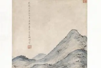 程嘉燧孤松高士图轴 - 故宫绘画藏品