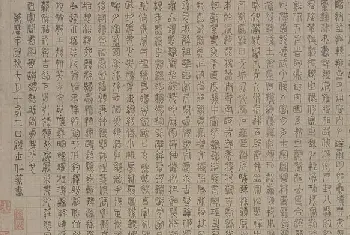 陆士仁四体千字文卷 - 故宫书法类藏品