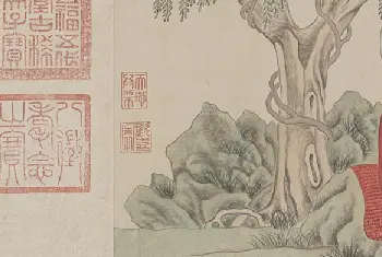 弘历仿赵孟頫罗汉像卷 - 故宫绘画藏品