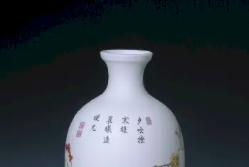 珐琅彩花卉纹瓶 - 故宫陶瓷器藏品