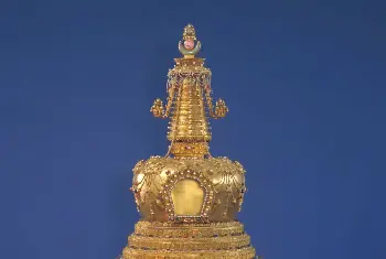 金嵌珍珠宝石塔 - 故宫金银锡器藏品