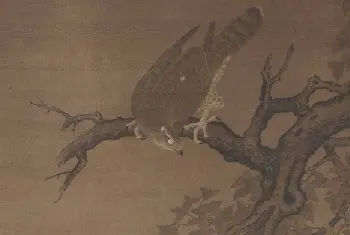 李迪枫鹰锦鸡图轴 - 故宫绘画藏品