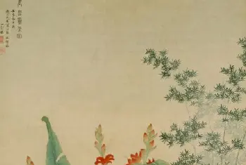 丁云鹏玉川煮茶图轴 - 故宫绘画藏品