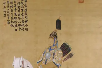 郎世宁乾隆皇帝大阅图轴 - 故宫绘画藏品