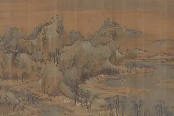 赵伯驹江山秋色图卷 - 故宫绘画藏品