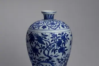 青花花鸟纹梅瓶 - 故宫陶瓷器藏品